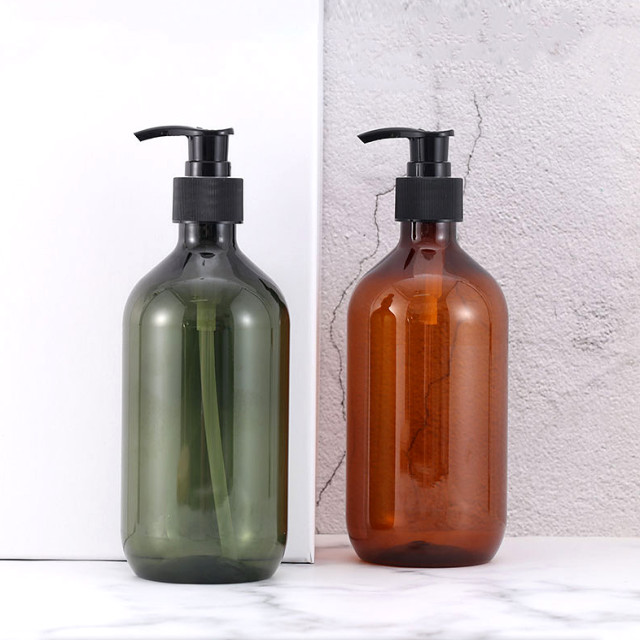 Best design custom label printing eco plastic shampoo bottle