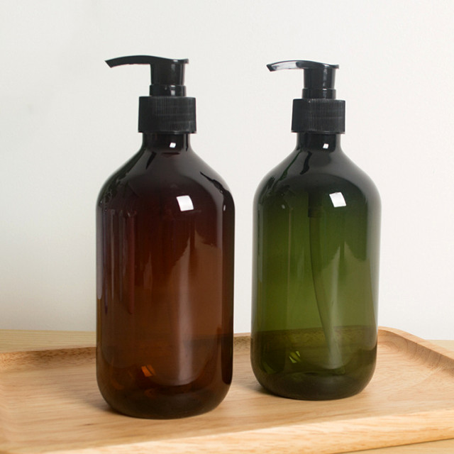 Best design custom label printing eco plastic shampoo bottle