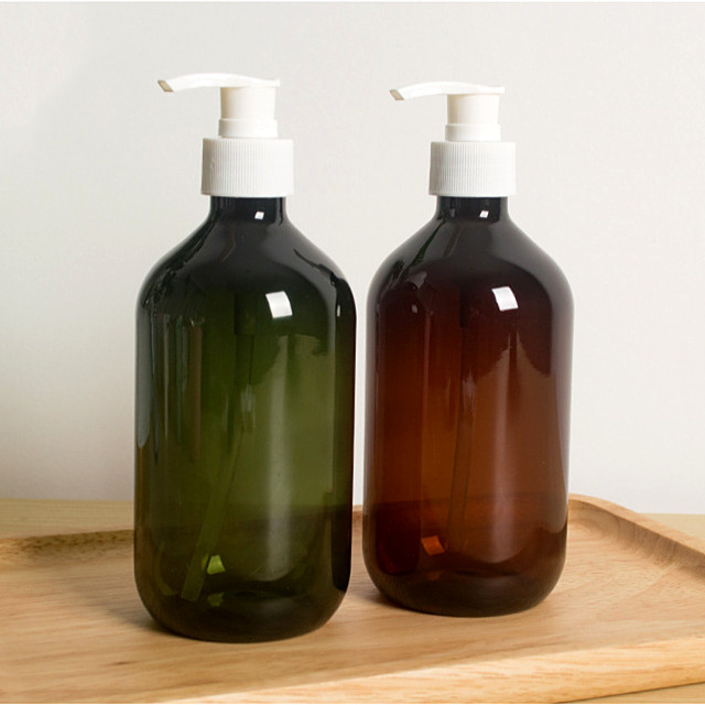 Best design custom label printing eco plastic shampoo bottle