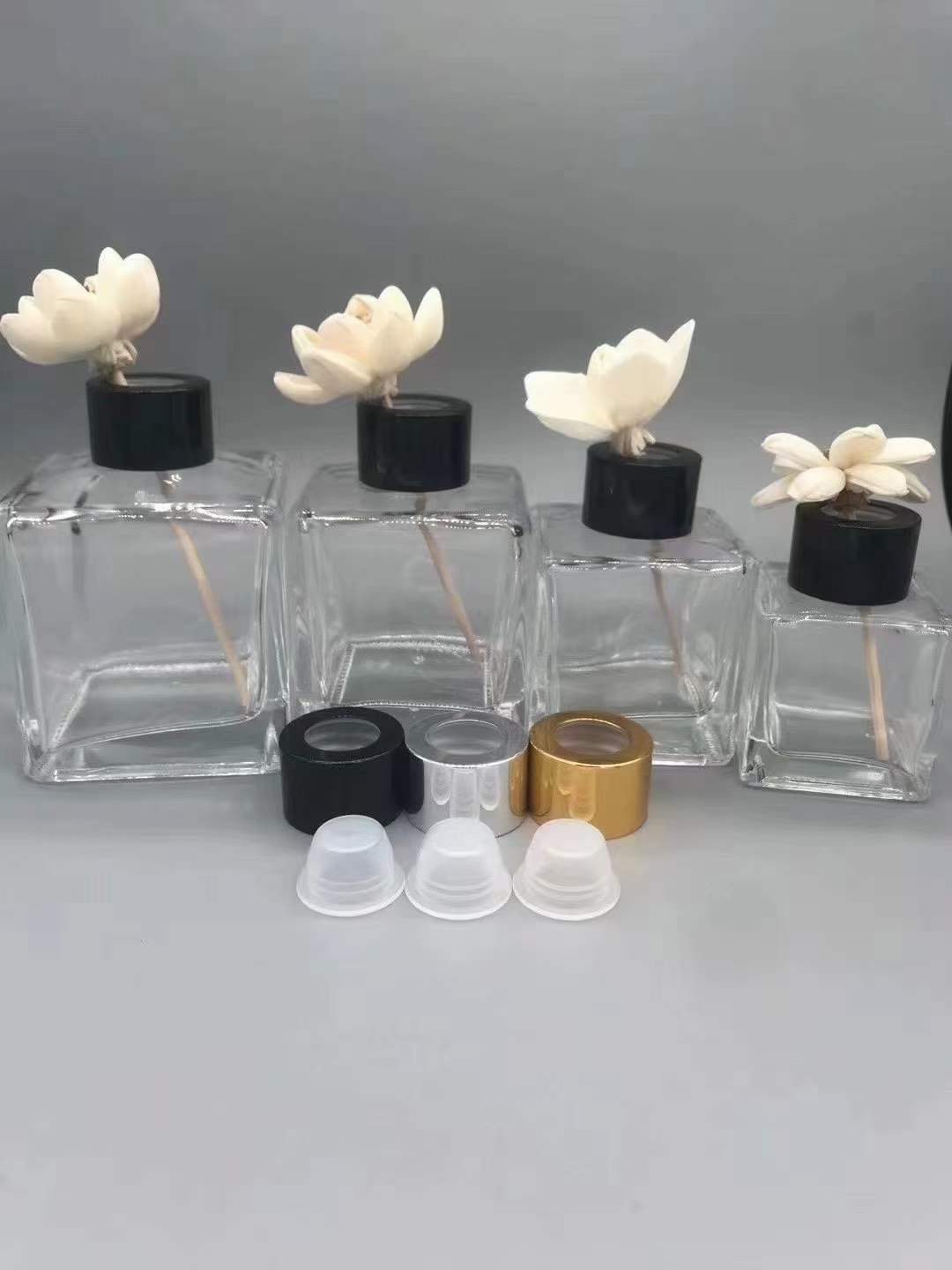 Best glass bottle manufacturing Diffuser Refillable Perfume Atomiser Reed Diffuser Bottle 150Ml Wite Diffuser Sticks