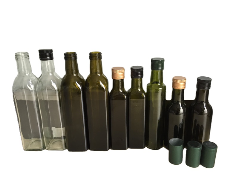 Best price 250ml dark green olive oil glass bottles for sale