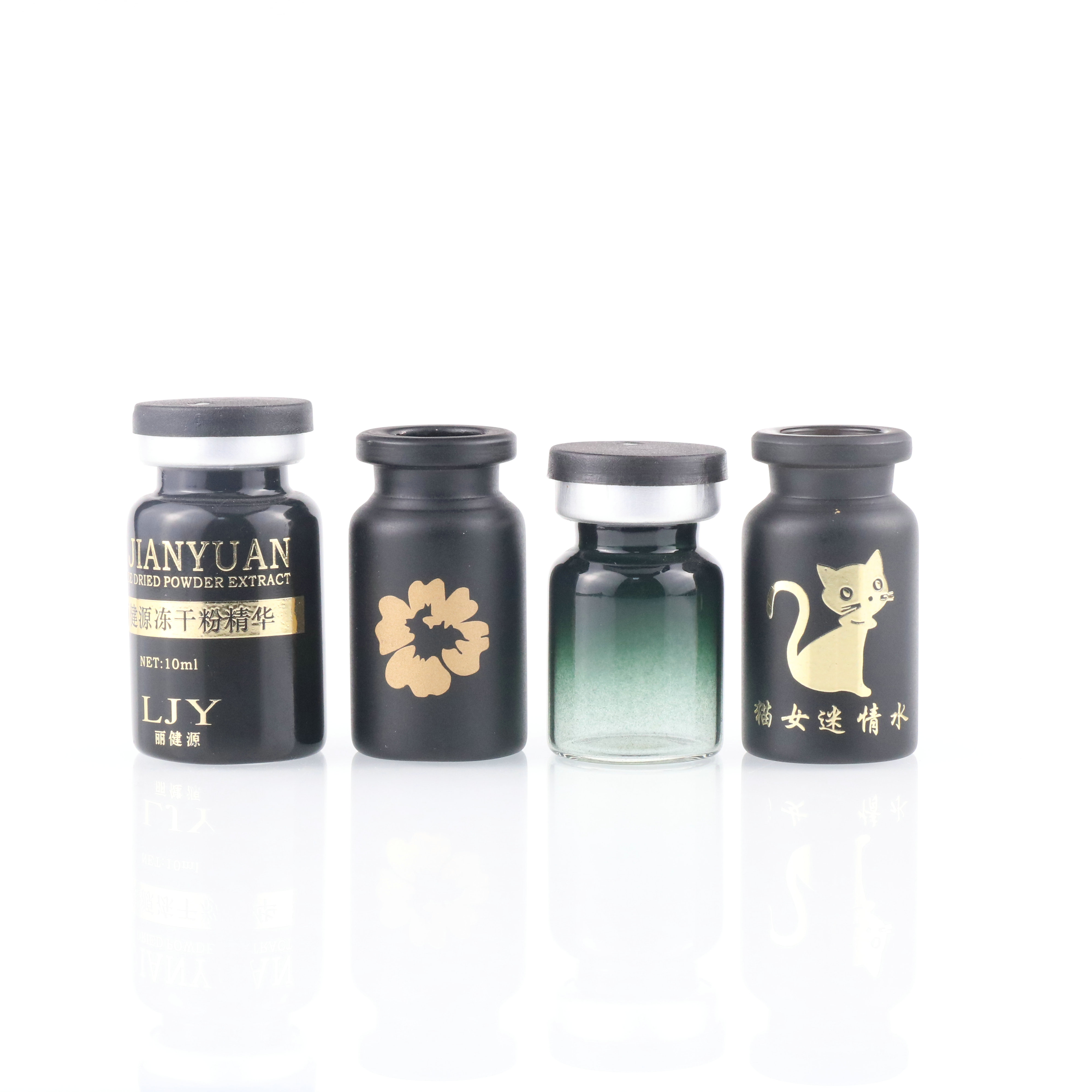 Best price Pharmaceutical Clear 10 ml glass vials 10ml sterile vials for injection with rubber stopper tear off  cap