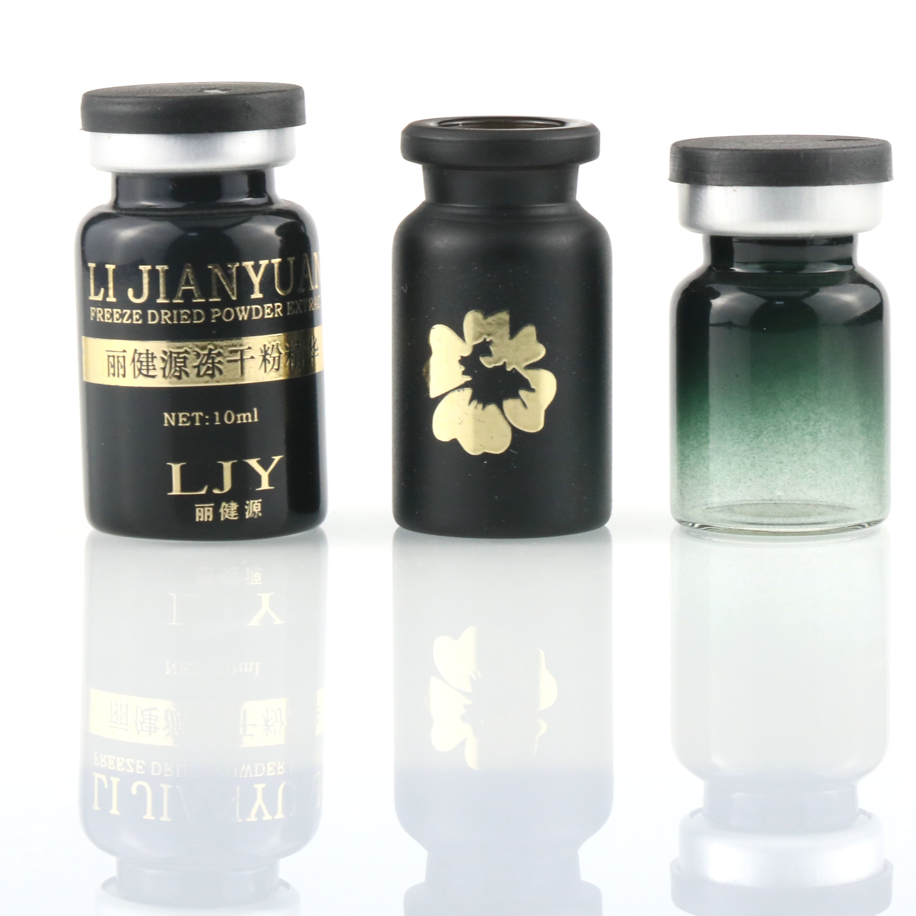 Best price Pharmaceutical Clear 10 ml glass vials 10ml sterile vials for injection with rubber stopper tear off cap
