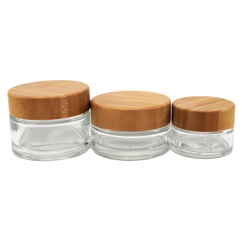 Best price cosmetic creams packaging cream jar with white edge