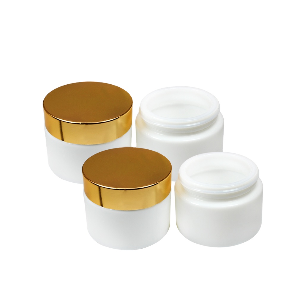 Best price cosmetic creams packaging cream jar with white edge