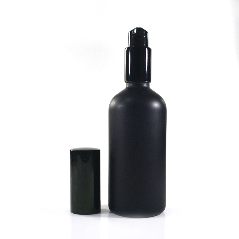 Best price hot sale glass essential oil bottle press pump dropper bottle 30ml