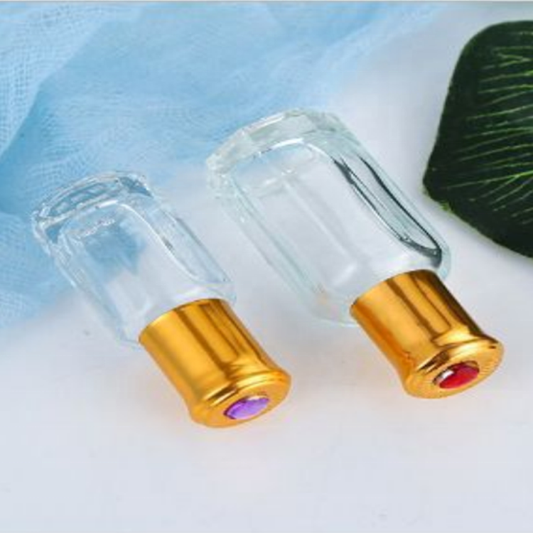 Best price octagonal 3ml 6ml 9ml 12ml glass roll on perfume bottle