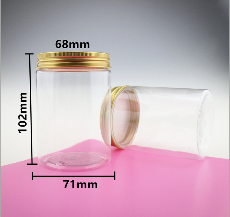 Best price plastic100ml 200ml 250ml 300ml clear spice jar with lids