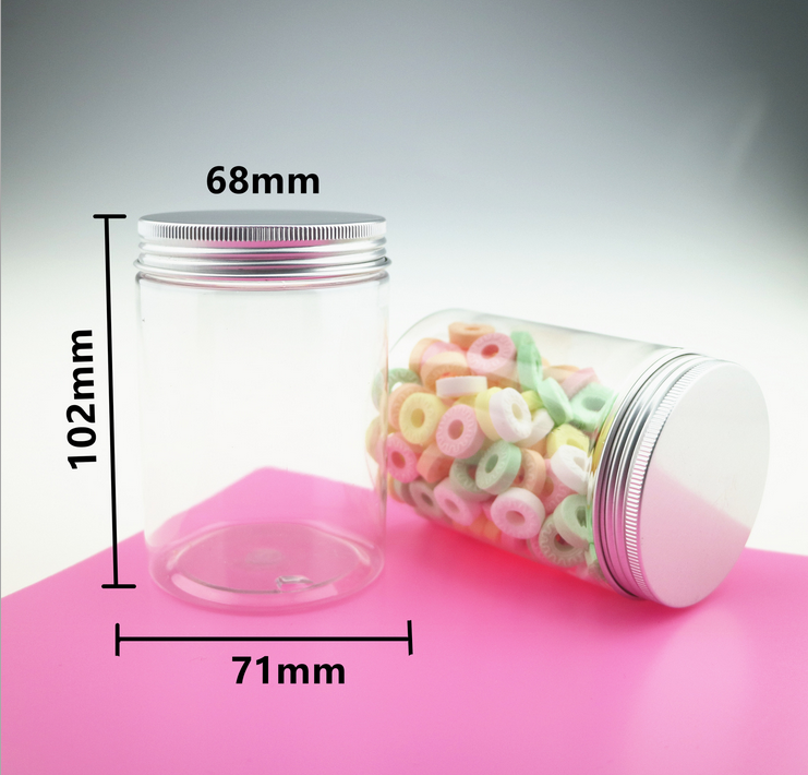 Best price plastic100ml 200ml 250ml 300ml clear spice jar with lids