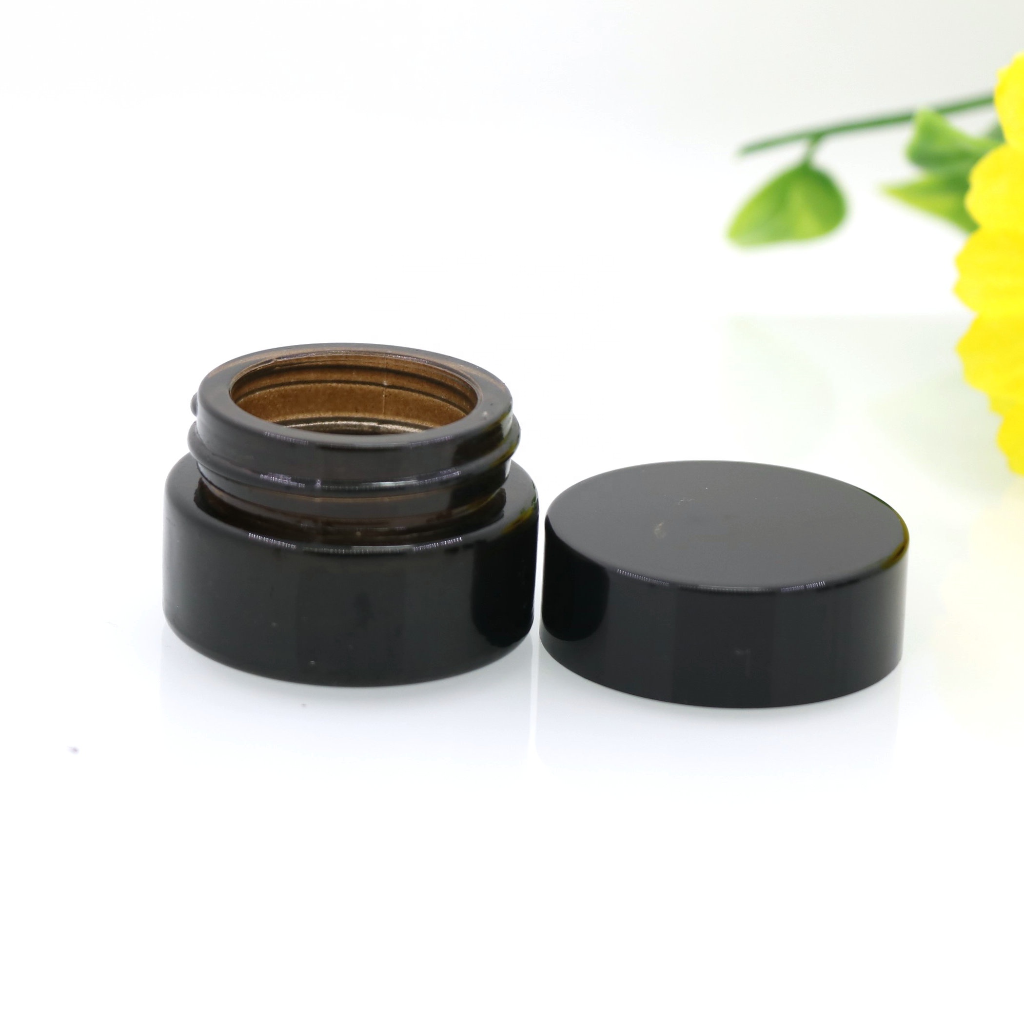 Best price round empty cream container 5g 15g,30g,50g glass acrylic cosmetic cream jar