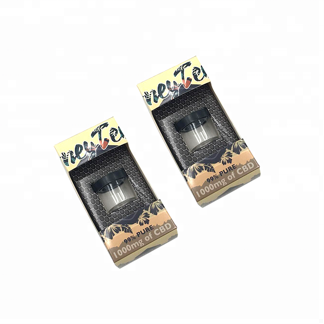 Best price wax concentrate containers dab non stick wax oil container jar custom glass concentrate glass jars