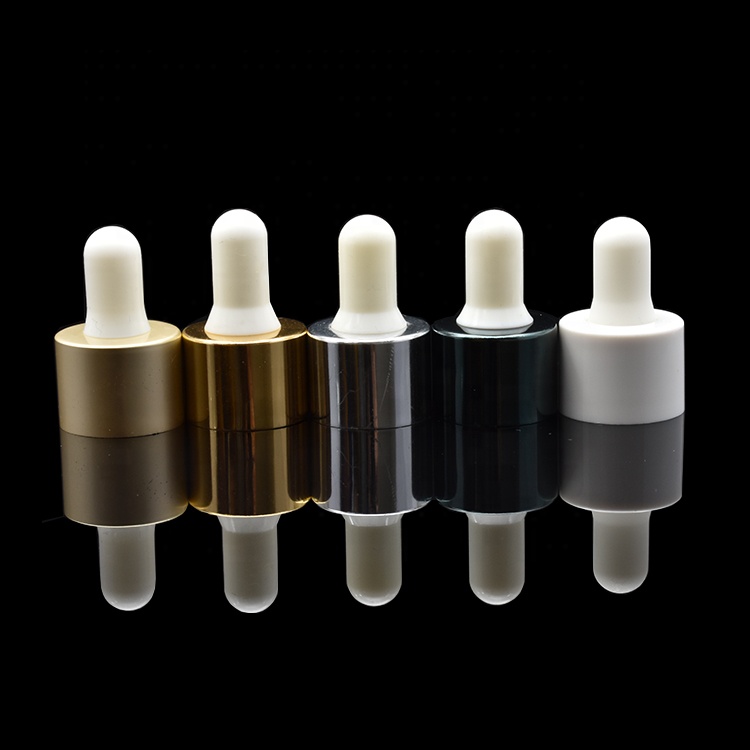 Best quality 10ml 20ml 30ml 50ml frosted glass serum bottle flat shoulder dropper glass bottle with gold silver aluminum cap