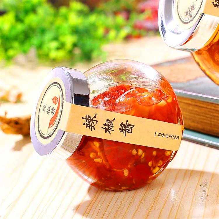 Best quality 180m l380ml candy glass jar storage glass jar