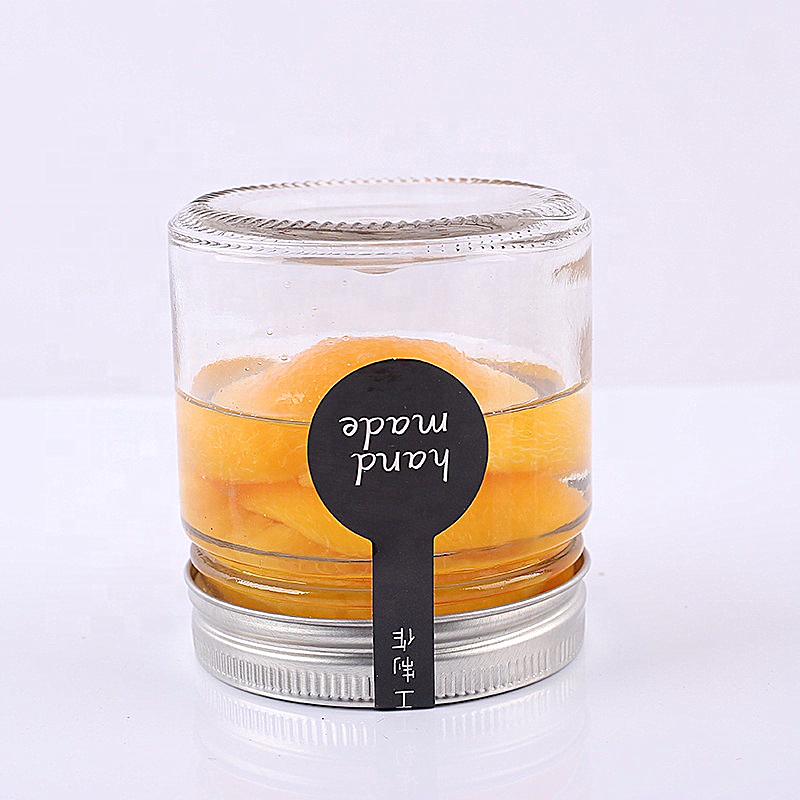 Best quality wide mouth glass jars jam storage 200ml 300ml 400ml 500ml
