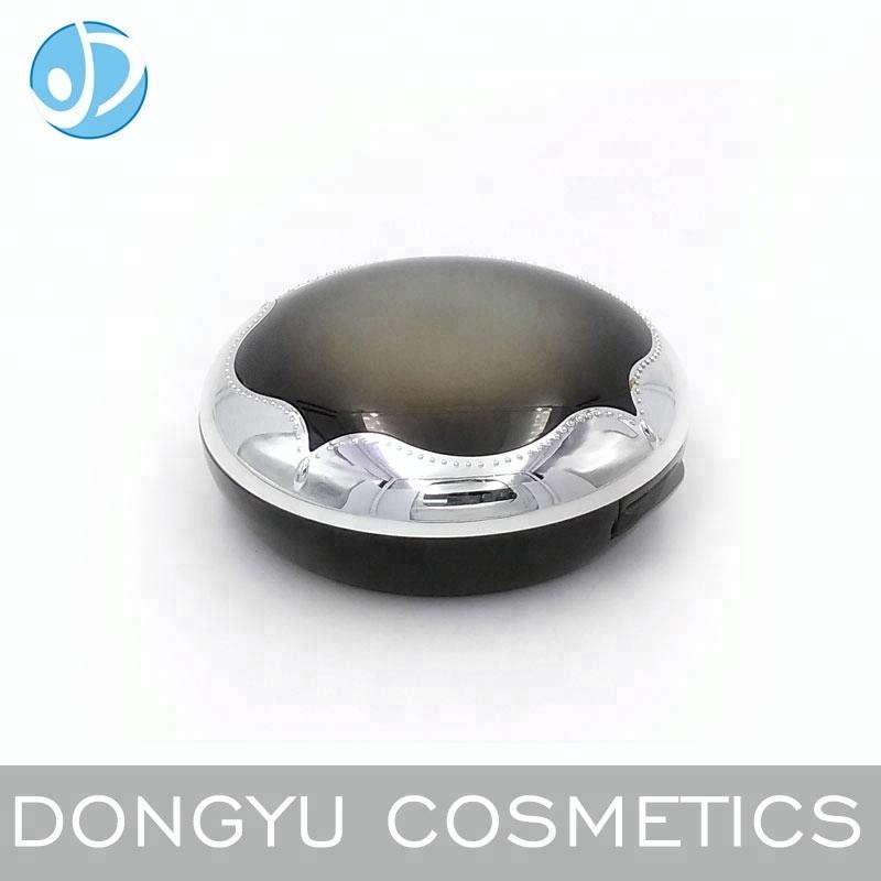 Best sale empty Double-layer round pearl white makeup palettes container packaging boxes