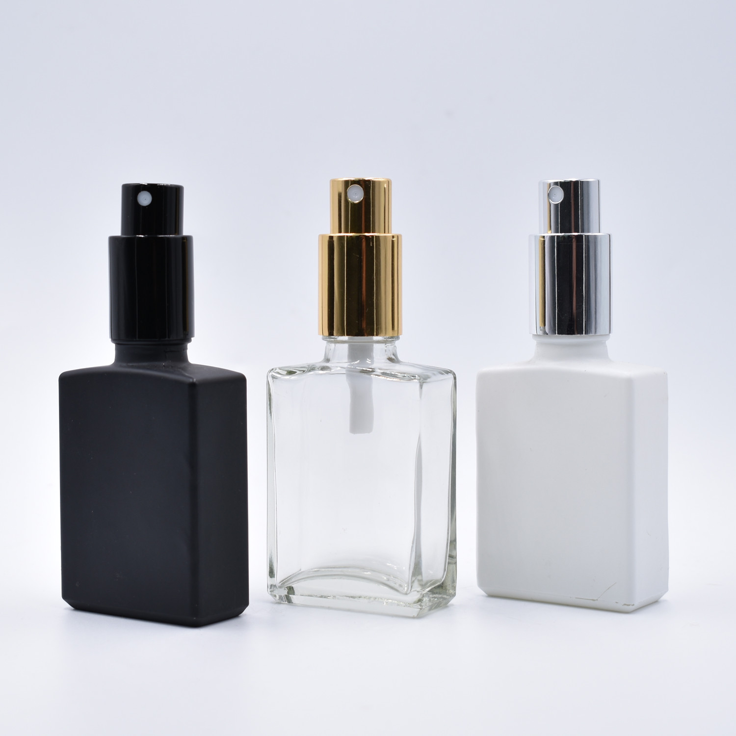 Best sale perfume square glass spray 50 ml bottle perfume empty bottle
