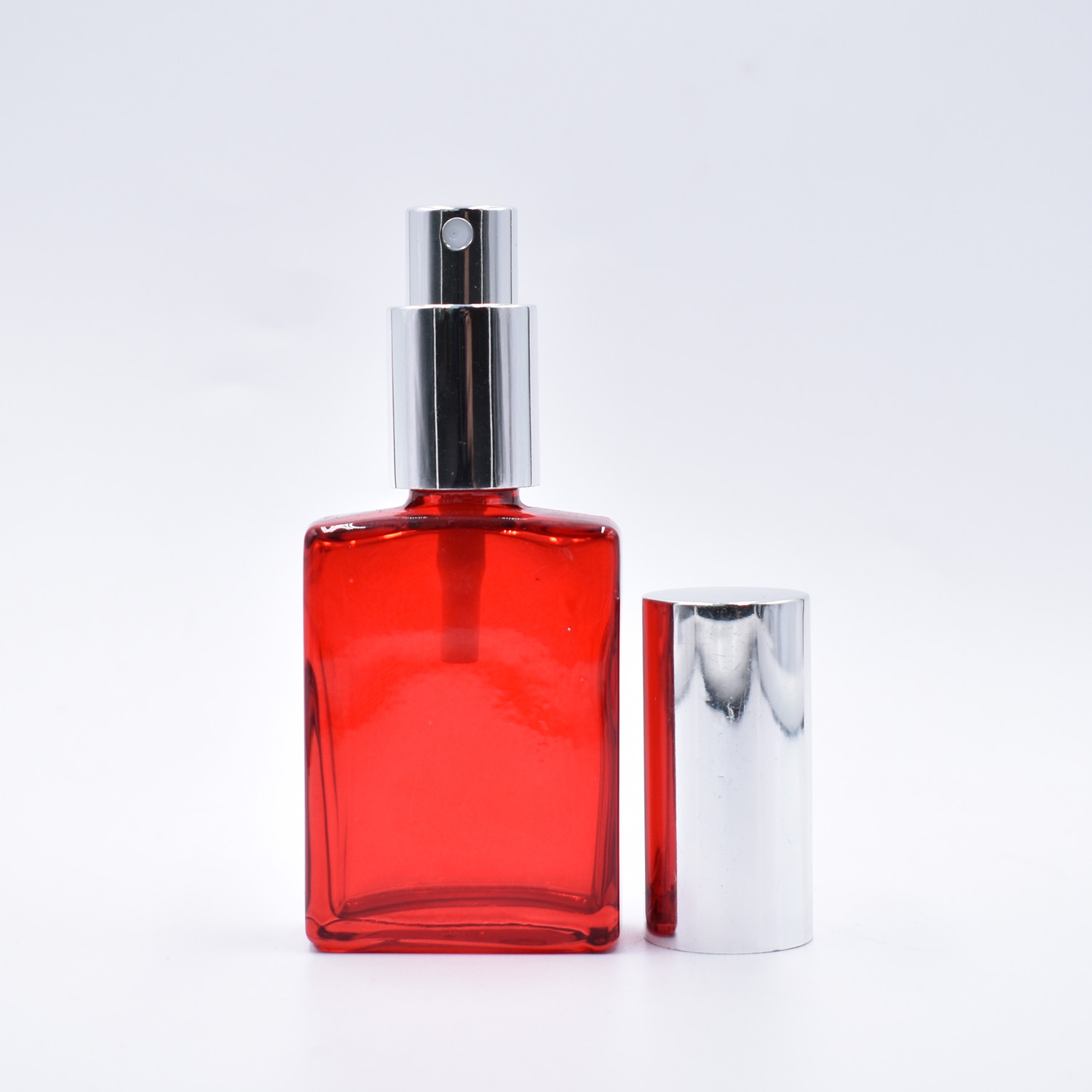 Best sale perfume square glass spray 50 ml bottle perfume empty bottle