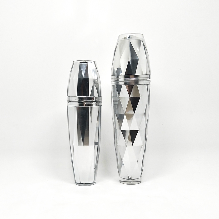 Best sell diamond shape plastic acrylic jar 50g for skin care packaging