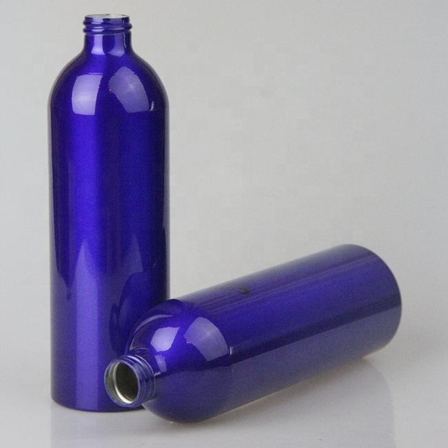 Best sell factory price luxury skin care  bottles hair oil bottles shampoo bottle blue