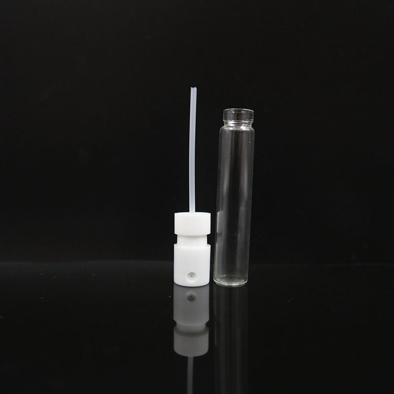 Best selling 1.5ml 2ml sample empty glass refillable perfume spray bottle
