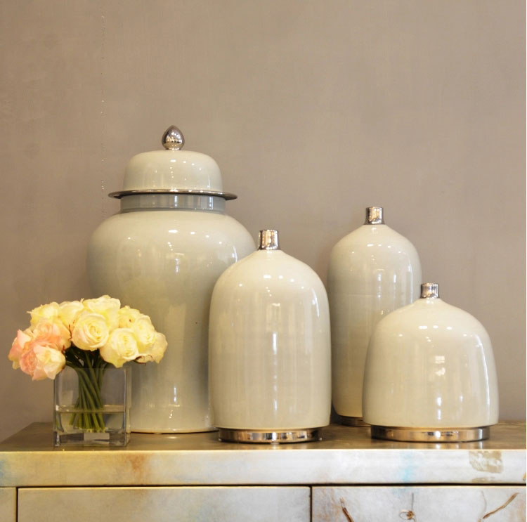 Best selling antique China big large floor big flower ceramic porcelain ginger jar for living home decor