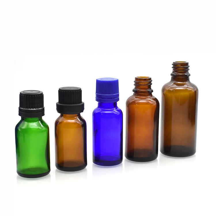 Best selling clear amber green blue glass essential oil dropper bottle 5ml 10ml 15ml 20ml 30ml 50ml 100ml for cosmetic e liquid