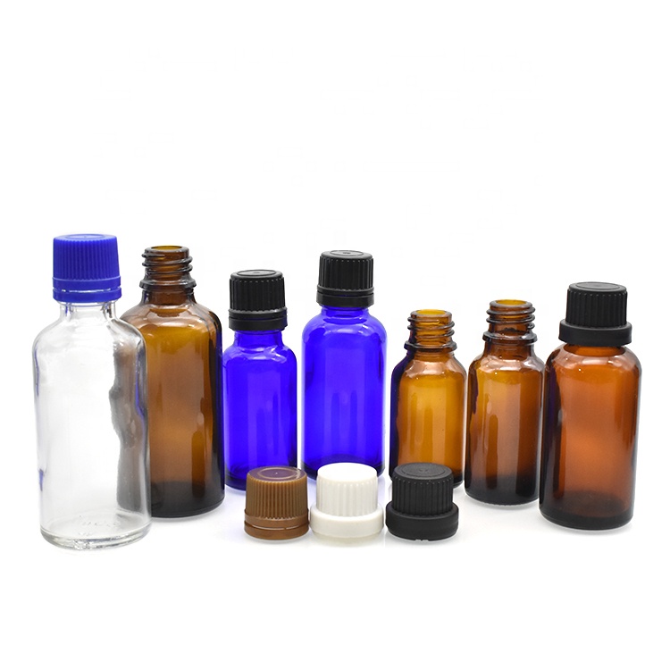 Best selling clear amber green blue glass essential oil dropper bottle 5ml 10ml 15ml 20ml 30ml 50ml 100ml for cosmetic e liquid