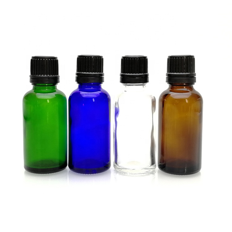 Best selling clear amber green blue glass essential oil dropper bottle 5ml 10ml 15ml 20ml 30ml 50ml 100ml for cosmetic e liquid