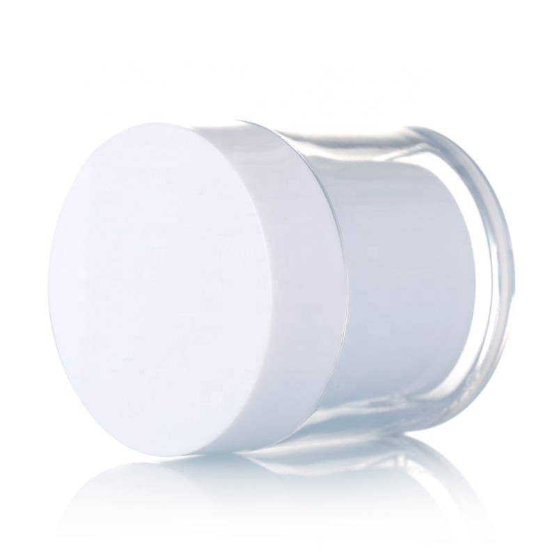 Best selling empty 30g 50g 100g round double wall plastic cosmetic jars