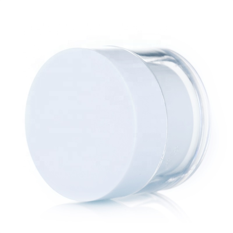 Best selling empty 30g 50g 100g round double wall plastic cosmetic jars