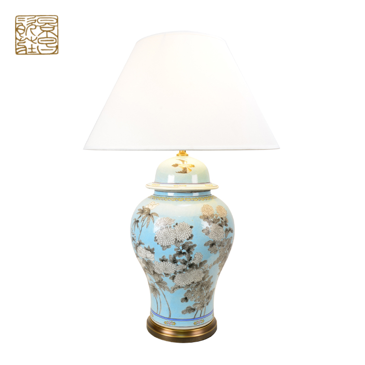 Best selling products Chinese blue and white ceramic ginger jars for home decor