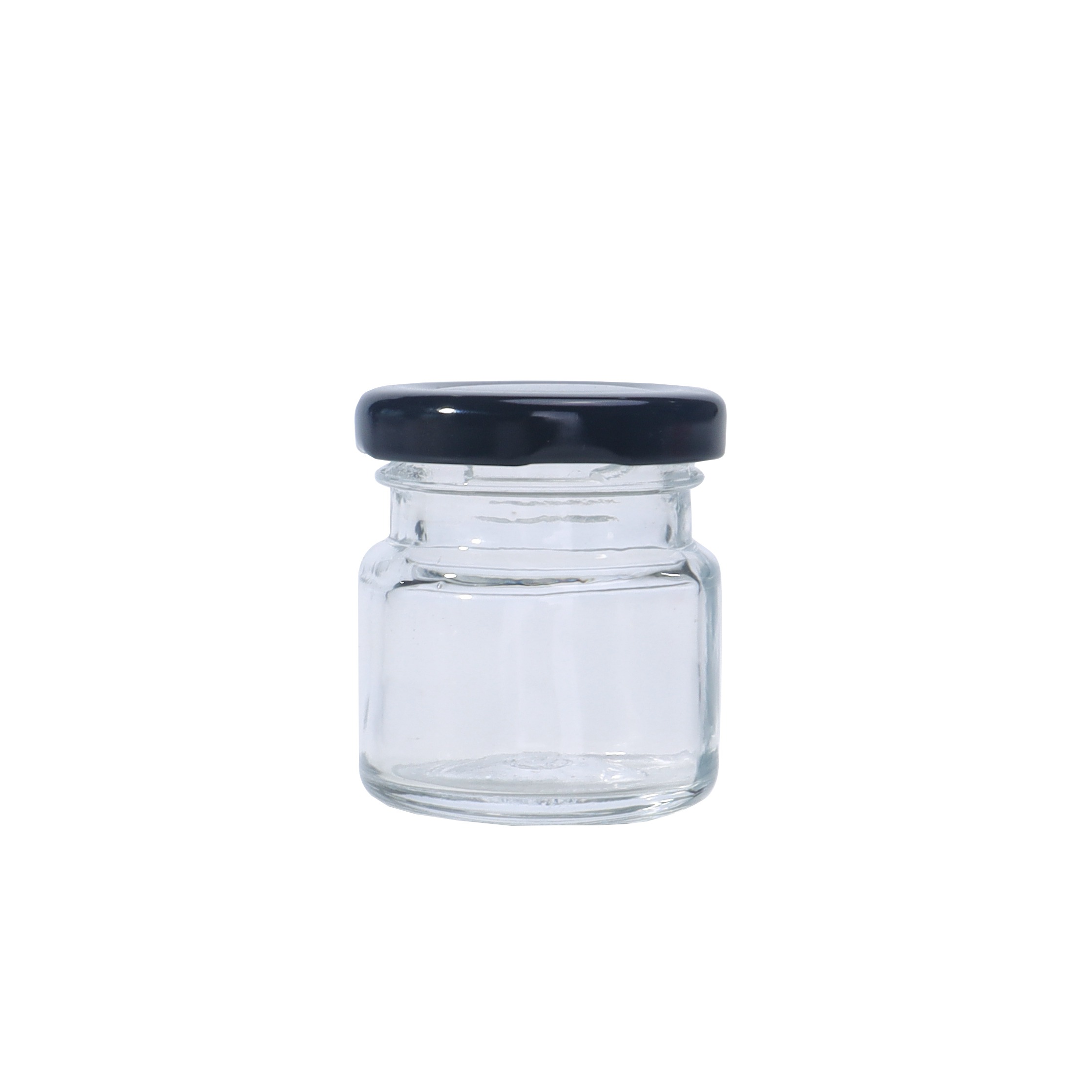 Beverage bottle packaging Glass Jar with screw cap for Storage Glass Jar