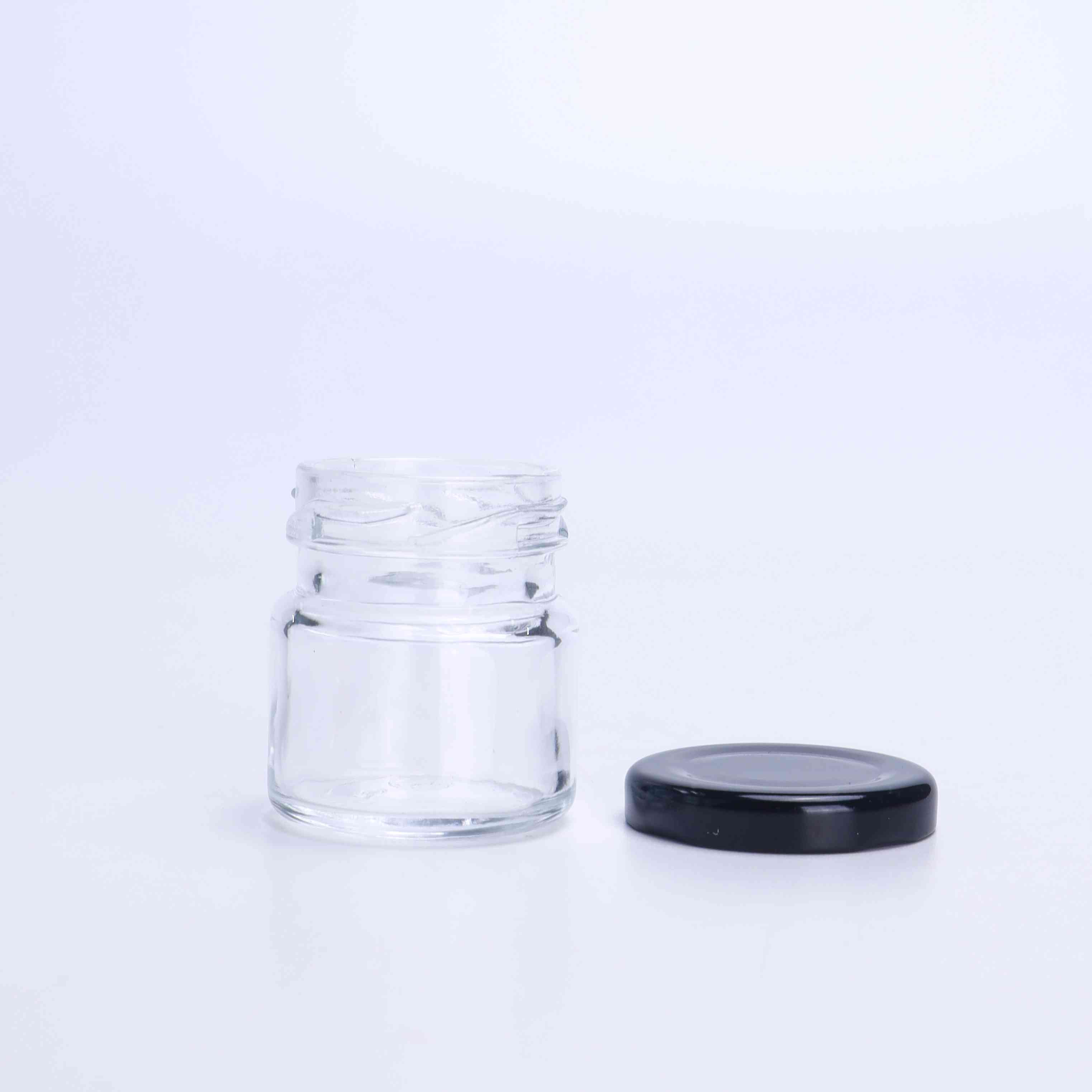 Beverage bottle packaging Glass Jar with screw cap for Storage Glass Jar