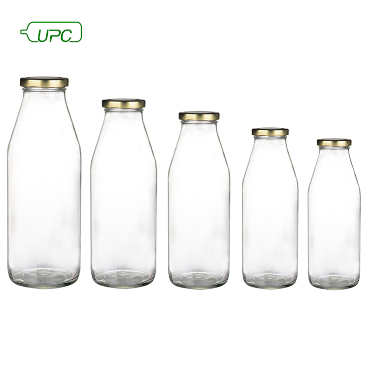 Beverage glass bottle 200ml 250ml 300ml juice bottle with cap