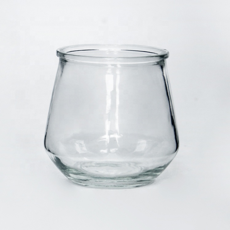 Big Belly 300ml Wide Mouth Yogurt Glass Jar For Pudding Moonshine Shot