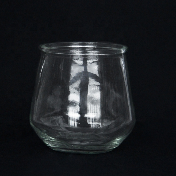 Big Belly 300ml Wide Mouth Yogurt Glass Jar For Pudding Moonshine Shot