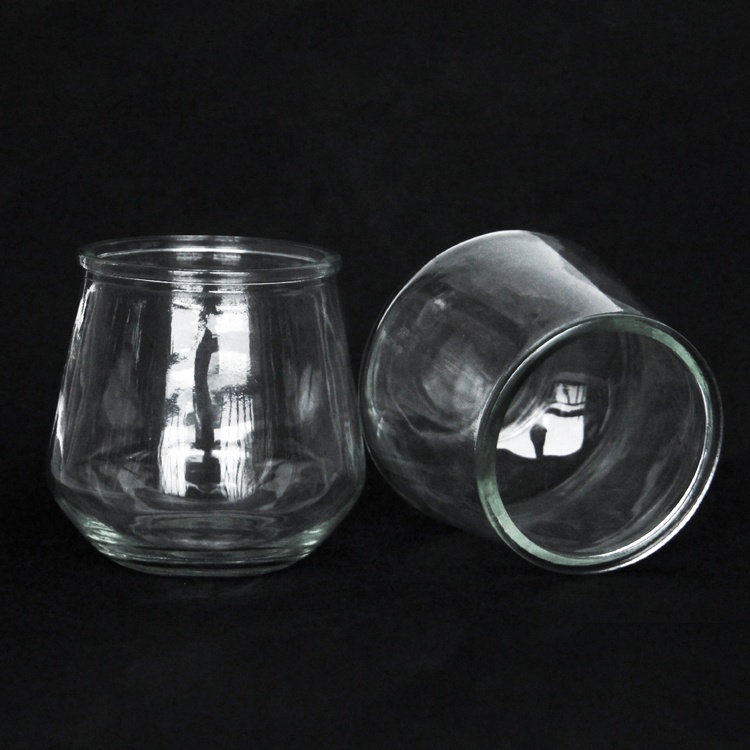 Big Belly 300ml Wide Mouth Yogurt Glass Jar For Pudding Moonshine Shot