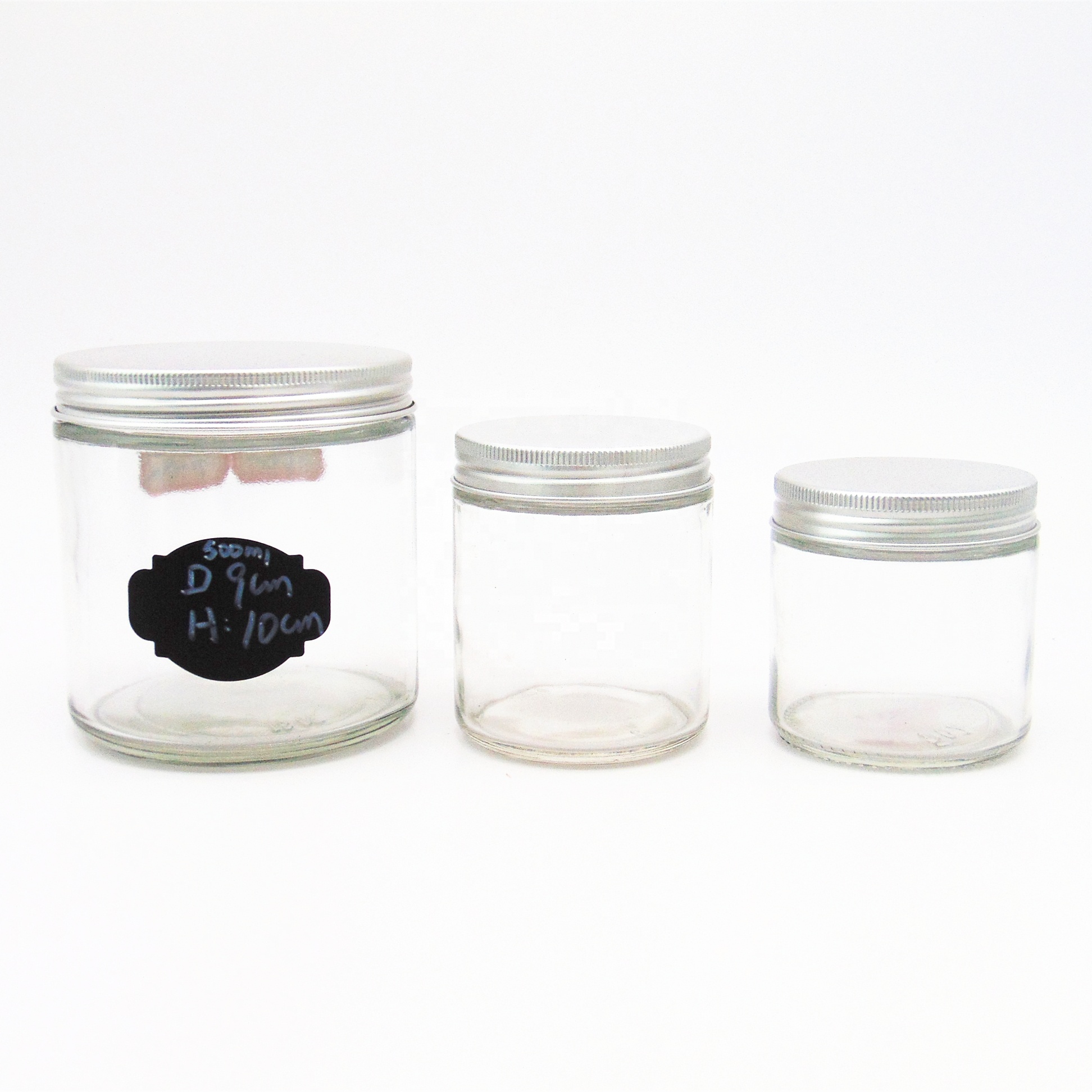 Big Envases De Vidrio Para Miel 480Ml 16OZ Clear Honey Glass Jar
