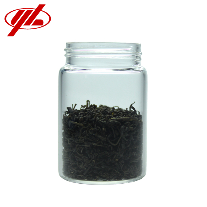 Big Mouth Glass Bottle for Spice with Screw Cap