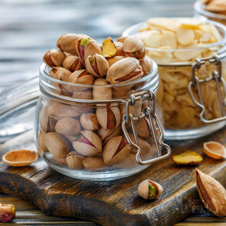 Big Mouth Snap Top Storage Glass Jar With Airtight Clip Lid
