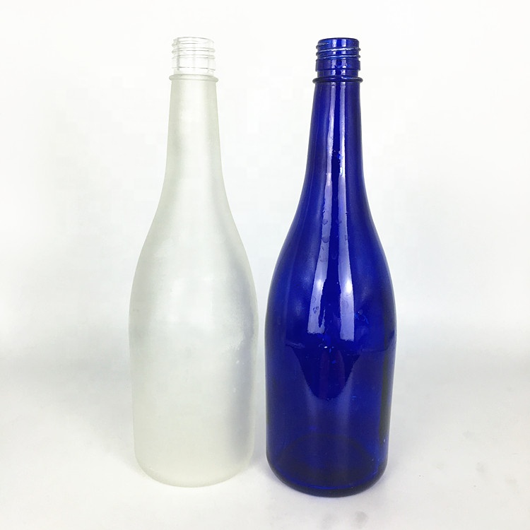 Big belly empty 750ml glass wine bottles wholesale
