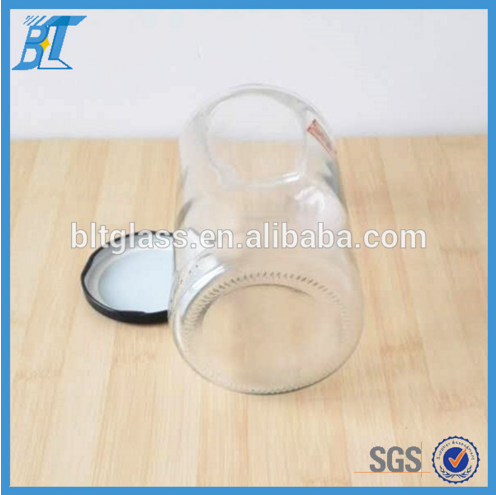 Big capacity 900ml 1000ml food grade glass pot for soy beans /nuts /grain hot sale