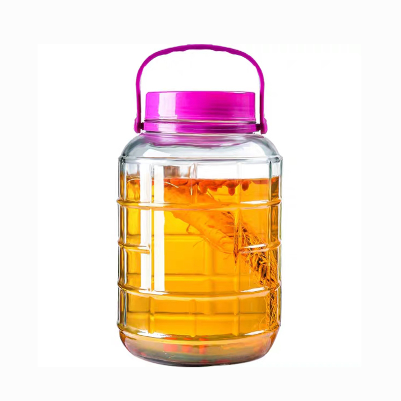 Big size 1L to 25L large storage jar kitchen glass jars with screw lid for Food Preservation