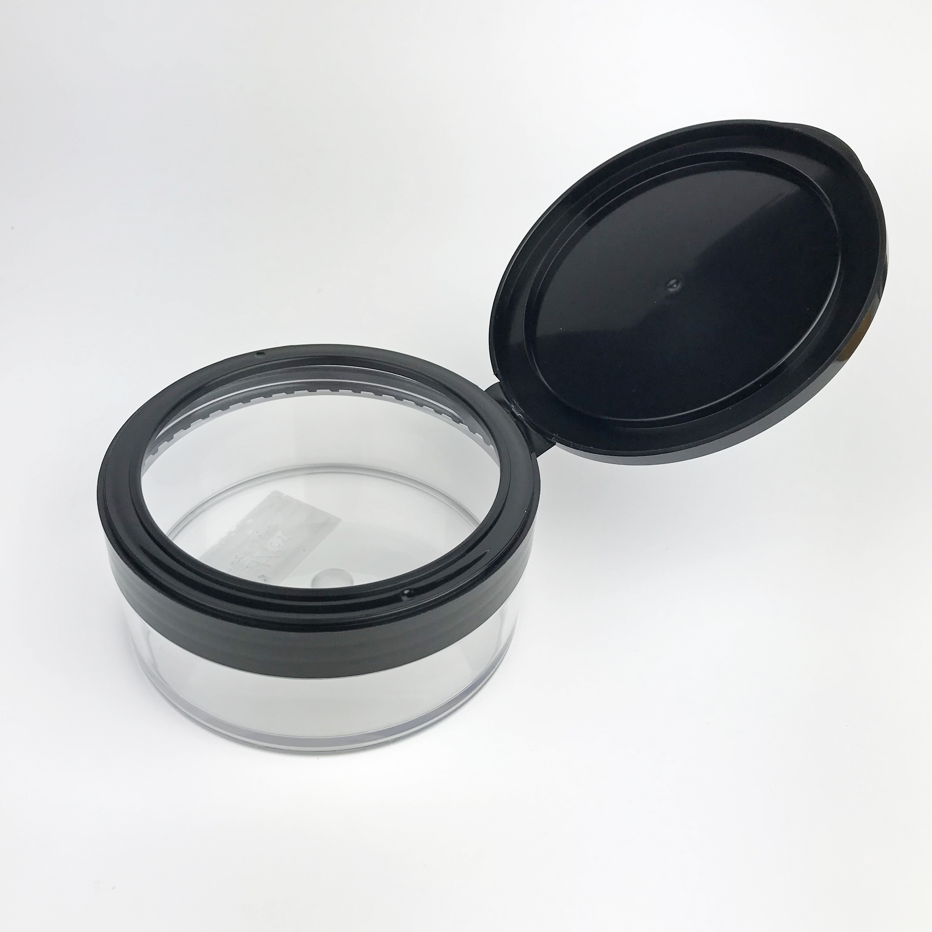 Big size 300ml heavy plastic cream jar with flip cap hair gel sleeping flip top cap PET / PETG cream jar for personal care