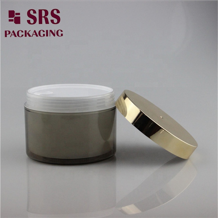 Big size plastic skin care cosmetic jar 200ml 300ml 500ml cream packaging