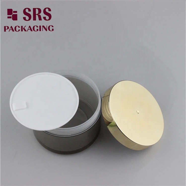 Big size plastic skin care cosmetic jar 200ml 300ml 500ml cream packaging