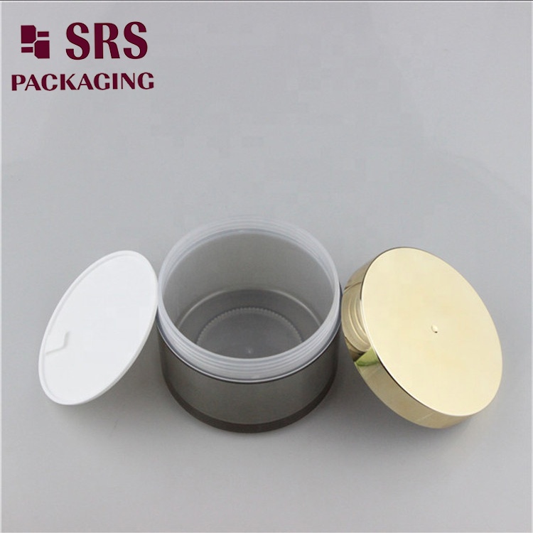 Big size plastic skin care cosmetic jar 200ml 300ml 500ml cream packaging