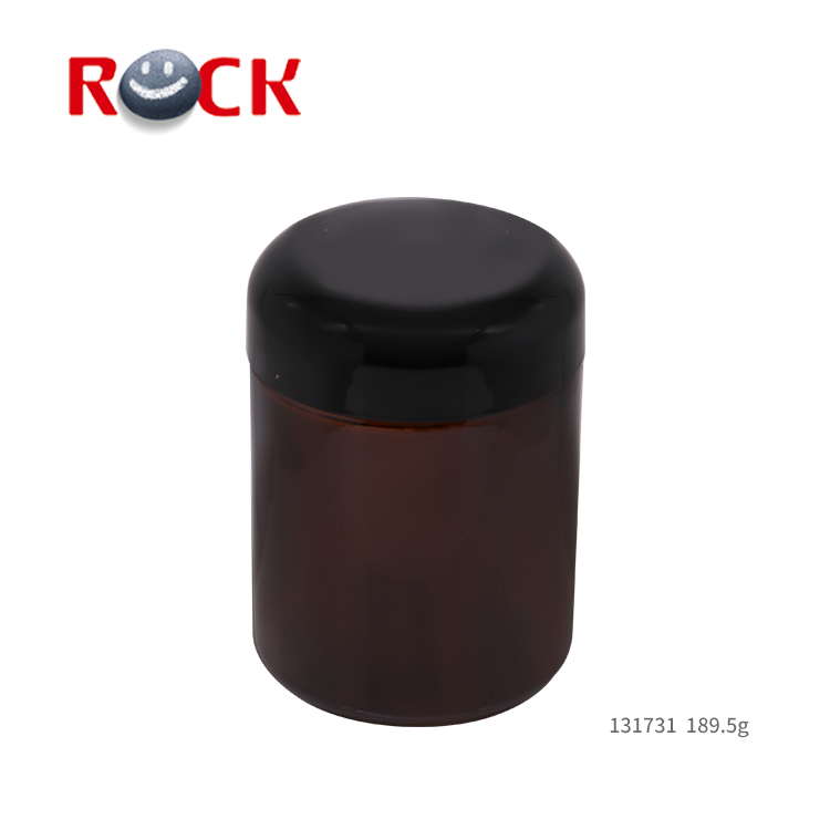 Big volume 250ml amber cream glass bottle jar for cream