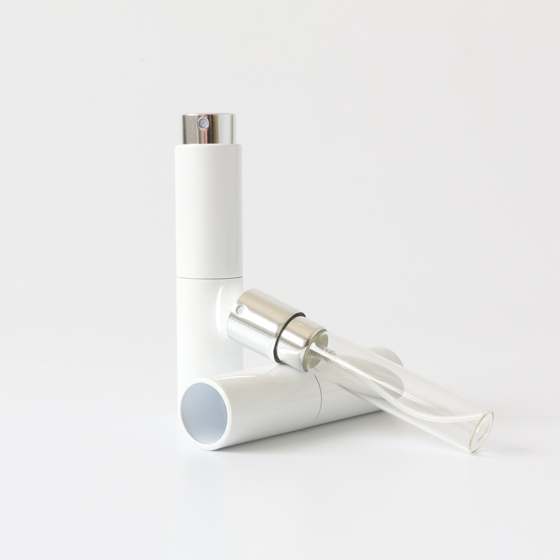 Bio degradable aluminum mini empty spray bottle for perfume 8ml 10ml 15ml 20ml