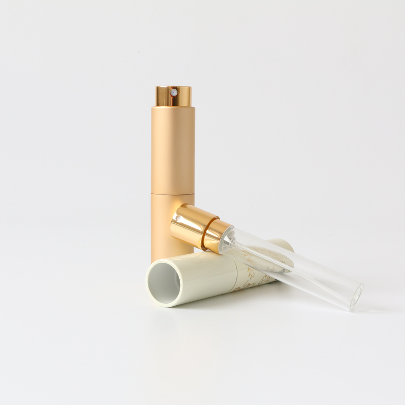 Bio degradable aluminum mini empty spray bottle for perfume 8ml 10ml 15ml 20ml